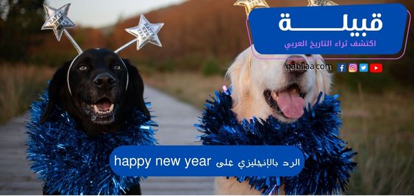الرد على happy new year بالإنجليزي والعربي