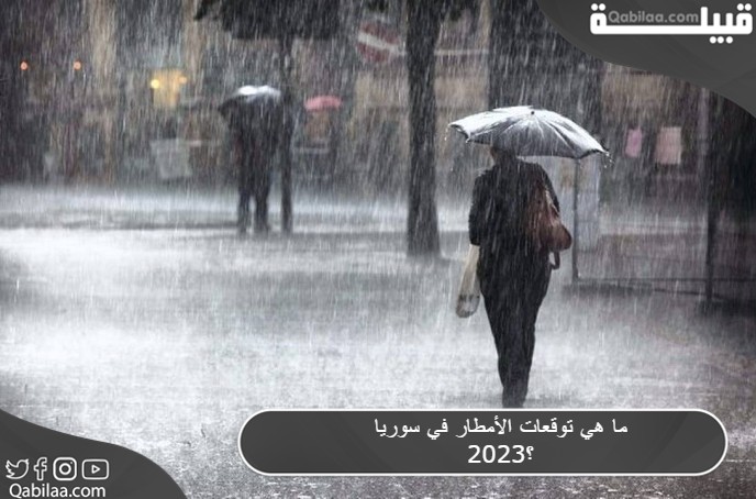 ما هي توقعات الأمطار في سوريا 2024 ؟