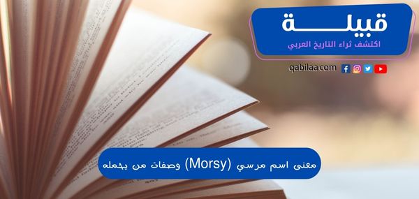 معنى اسم مرسي (Morsy) وصفات من يحمل الاسم